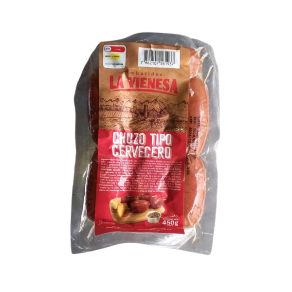 Chuzo Tipo Cervecero La Vienesa 450 g (solo Gquil.)