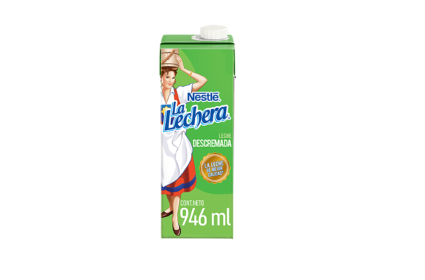 Leche descremada Nestlé 946 ml.