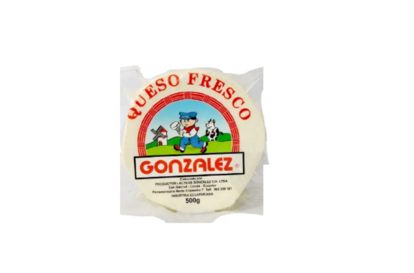 Queso fresco González 500 gr. (Solo Gquil.)
