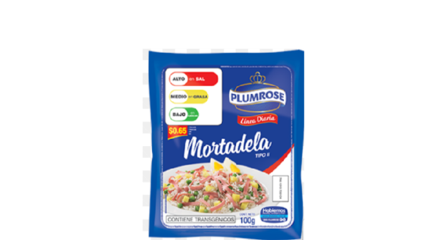 Mortadela Plumrose tipo II 100 gr.