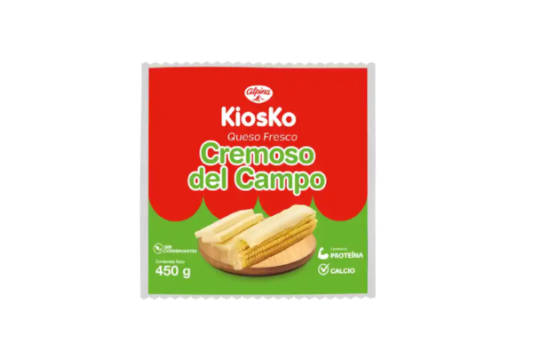 Queso Fresco Cremoso del Campo Kiosko 450 gr.