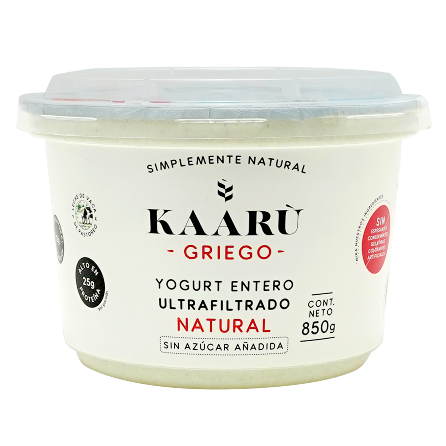 Yogurt Griego Natural KAARU 850GR